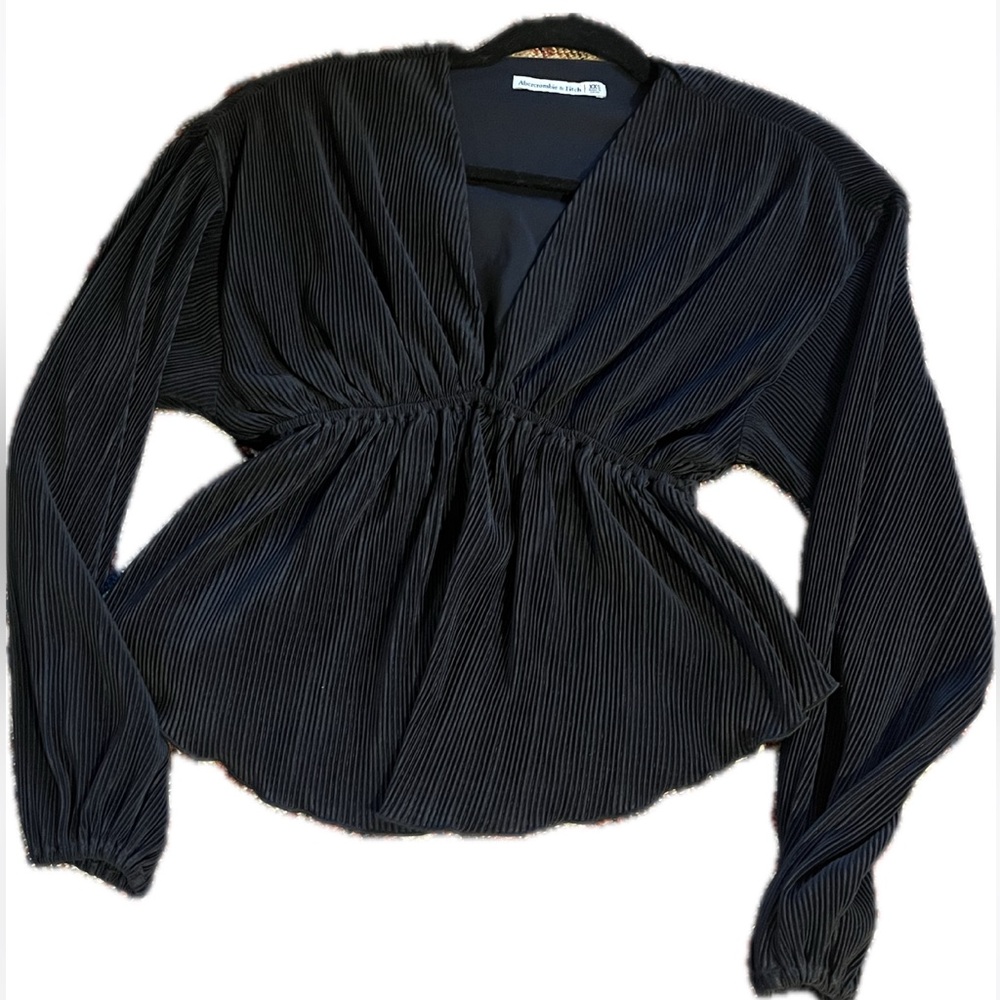 Black long sleeve top